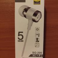 Auricolari Suoge bianchi alta definizione 
