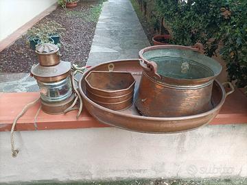 VASI E COPPI DI RAME 