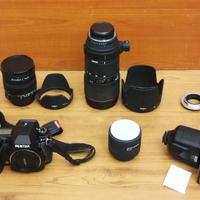 Pentax K7 + obiettivi e accessori 12.855 scatti