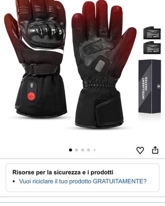 Guanti moto riscaldati NUOVI !!! Sun will