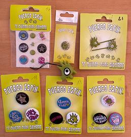 Puerco Espin - Spille, adesivi, mollette, ecc.