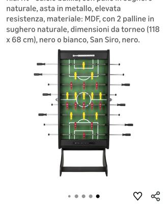 calcio balilla usato pochissimo 