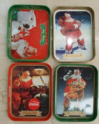 Vassoi COCA COLA ANNI '70 - Tema Natalizio