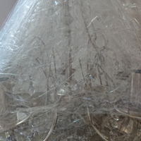 LAMPADARIO con pendenti in CRISTALLO