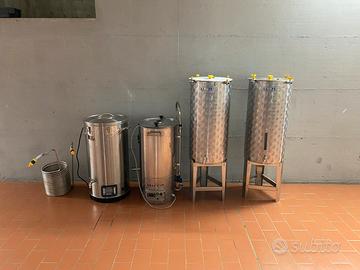 Attrezzatura produzione birra artigianale