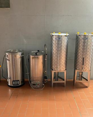 Attrezzatura produzione birra artigianale