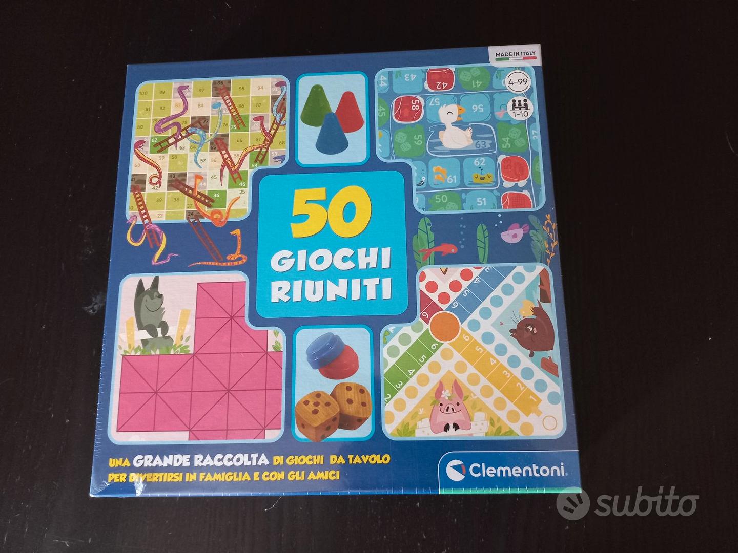 gioco di società 50 giochi riuniti Clementoni