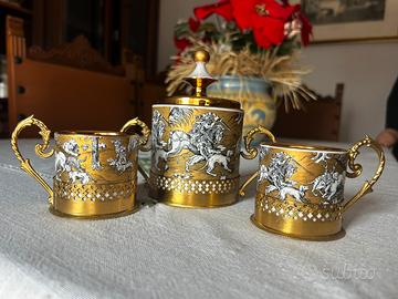 Contenitore e set di 6 tazzine