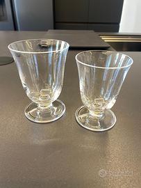 bicchieri a calice acqua e vino