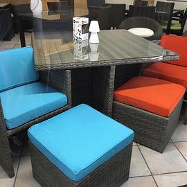 Tavolo con poltrone da giardino terrazzo Udine