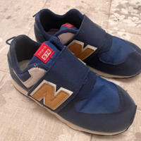 Scarpe bambino New Balance mis. 27.5 blu camoscio