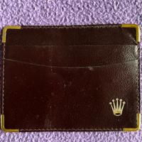 Portacarte in pelle Rolex