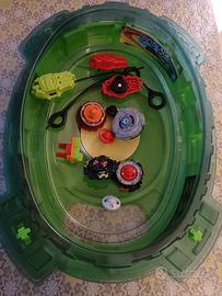 Beyblade lotto trottole con arena