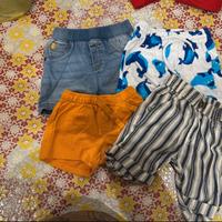 Set 4 pantaloncini neonato