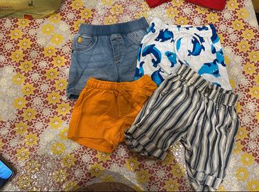 Set 4 pantaloncini neonato