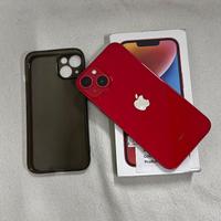 iPhone 14 red 128 Gb batt 88% + box originale