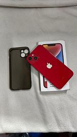 iPhone 14 red 128 Gb batt 88% + box originale