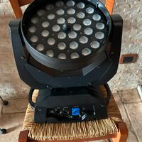 Testa mobile led  36 x 18 w wash zoom