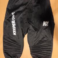 Pantaloncini 3/4 imbottiti portiere Kipsta L