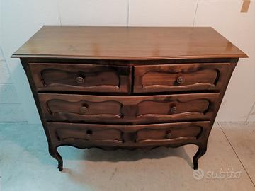cassettiera in legno antiquariato