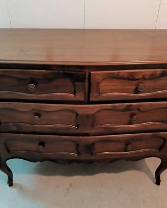 cassettiera in legno antiquariato