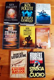 JOHN GRISHAM, WILBUR SMITH, KEN FOLLET, LUNDLUM.