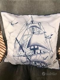 Federa decorativa mare veliero