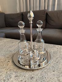 OLRI Set Menage Da Tavola in lega argentata silver