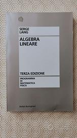 Algebra Lineare - Serge Lang (ISBN: 8833958698)