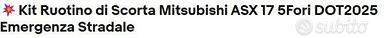 Ruotino di scorta 17' per MITSUBISHI ASX
