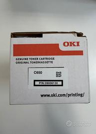 Toner nero stampante Oki C650 codice:aP/N 09006130