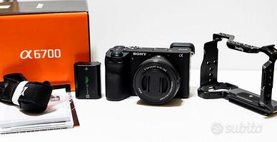 Sony 6700 con obiettivo Sony 16-50 f3.5-5.6