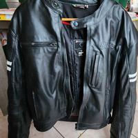 Giacca Moto in Pelle Uomo Taglia XL