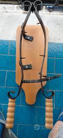 Taglia Prosciutto a Morsa Vintage – Legno e Ferro