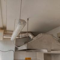 Cappa+motore per ristorante