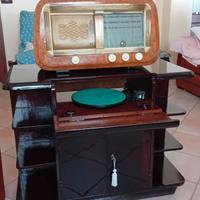 Radio giradischi con mobile