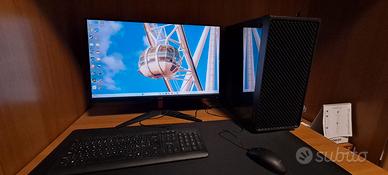 PC da gaming assemblato ASUS/MSI con monitor
