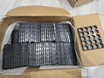 10 supporti 4x5 celle 18650 batterie al litio