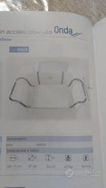 sedile vasca regolabile con schienale 