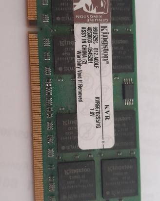 RAM Kingston 2GB DDR2 667MHz PC2-5300