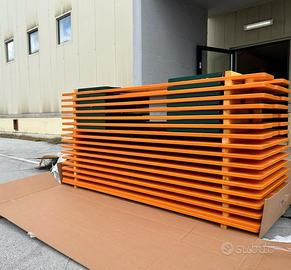 set tavolo e panche richiudibili legno nuove 