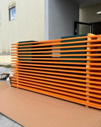 set tavolo e panche richiudibili legno nuove 