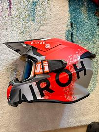 CASCO AIROH TWIST 2.0 BIT ORANGE MATT Taglia S