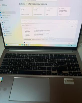 Portatile Asus Vivobook X1505v i7 16gb 500gb Win11