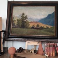 Luigi Liverani quadro 85x100 più cornice coeva