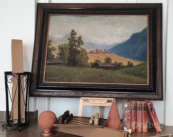 Luigi Liverani quadro 85x100 più cornice coeva