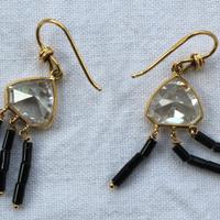 Coppia di Orecchini artig.- Claudio Ponti  anni 70