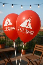 🎈 Lotto 10 palloncini EA7 Emporio Armani – nuovi