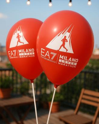 🎈 Lotto 10 palloncini EA7 Emporio Armani – nuovi