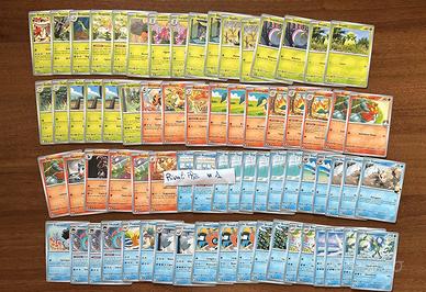 Pokemon Rivali Predestinati Comuni, Holo e Reverse